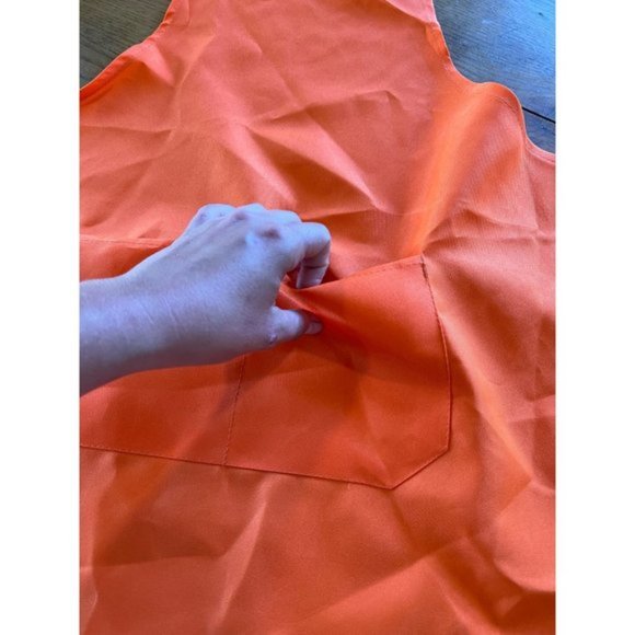 Orange Adult Apron - Picture 5 of 6